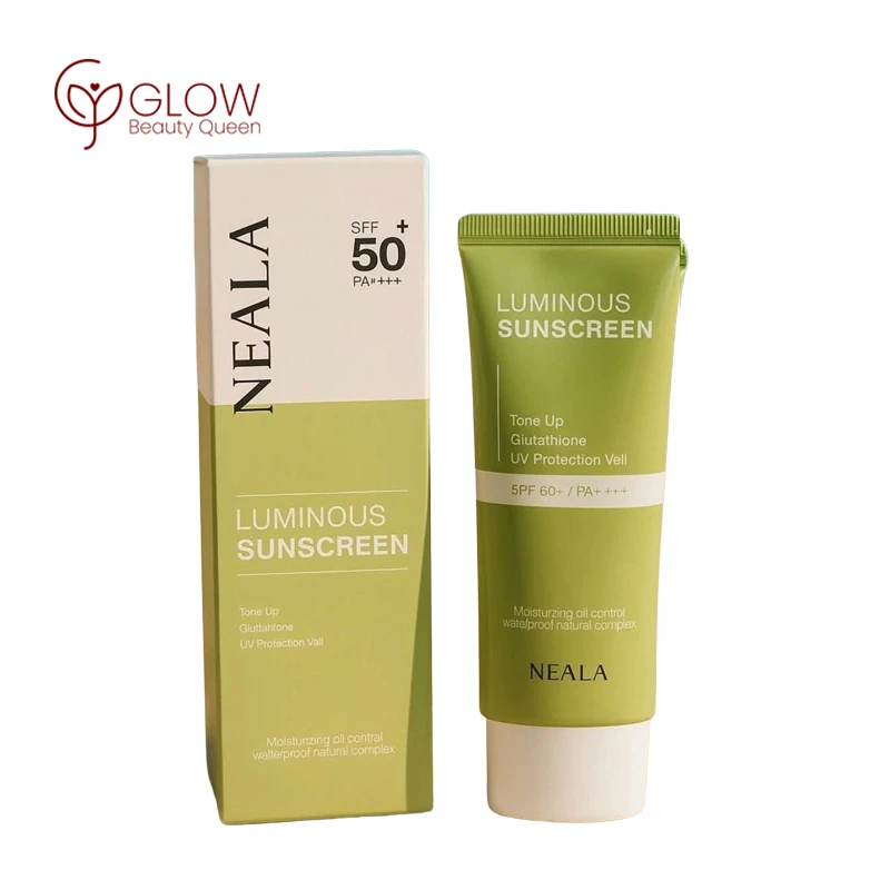 Neala Luminous Sunscreen (60ml) – SPF 50+ PA++++ এবং গ্লুটাথিয়নের ছোঁয়ায় উজ্জ্বল ও সুরক্ষিত ত্বক